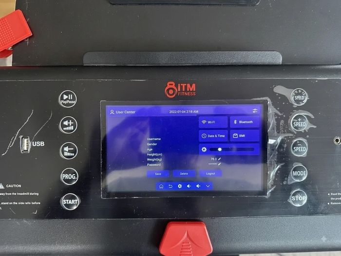 ITM EasyStore SMART Folding Treadmill in excellent condition and fully working