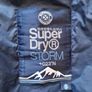 superdry  superstorm jacket Size small ptp 19" Hooded Navy in excellent condition Image 9