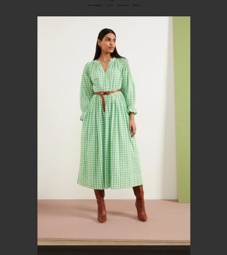 SERAPHINA The Floral Smock Dress with pockets Sz M (Fit 12-14UK) - Rrp 155 (New)