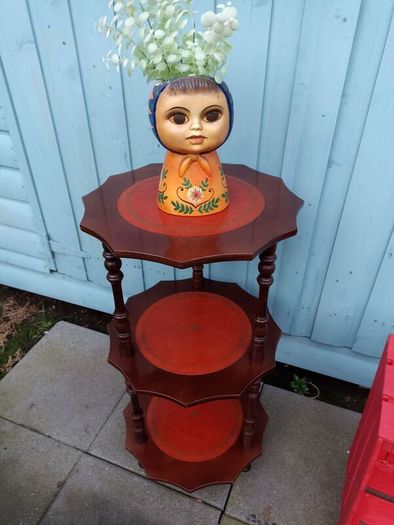 Vintage 3 tier occasional table