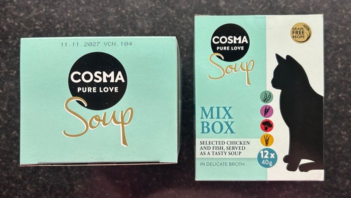 Cosma Soup Mix Box 24 x 40g  - cat wet food