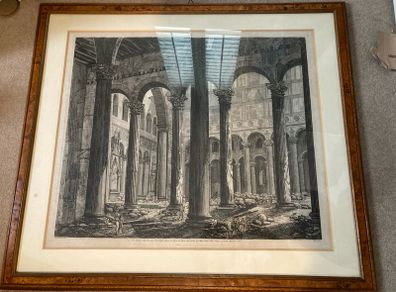 Rome print of San Paolo Cathedral