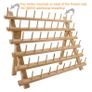 Brand New New brothread 60 Spools Wooden Thread Holder/Yarn Holder/Thread Spool with hook. Image 3