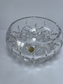 Vintage Czech Crystal bowl