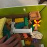 building blocks/ dinosaurs and random assortment/ storage box Image 10