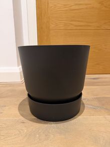 elho greenville Planter Round 30 cm, Living Black