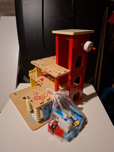 Wooden Toy Garage