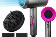Professional Hair Dryer 2000W Powerful Ionic Hairdryer with Diffuser Blow Dryer with 2 Speeds, 3 Heating and Cool Button for Women Man Home Travel Salon Curly and Straight Hair (FREE POSTAGE)