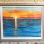 Sunset and Sea Reflection Paintings Image 3