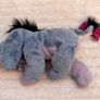 Disney Winnie The Pooh Eeyore Dangly Beanbag Plush Vivid approx. 30 cm. Used Please see photos Image 5