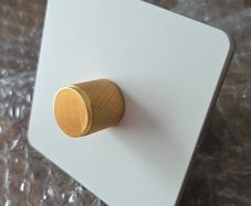 white / gold dimmer switch, High quality, metal brass