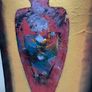 Derek Menary. Original Acrylic & Gesso on Board. Vessel Series, Unframed Image 2