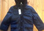 BNWT Age 3-4 Lined Charcoal Grey Jacket / Coat