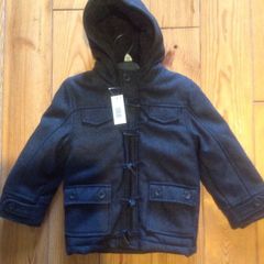 BNWT Age 3-4 Lined Charcoal Grey Jacket / Coat