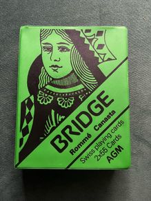 Vintage playing cards double deck
