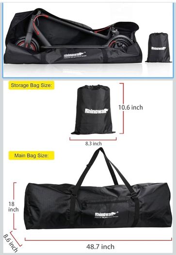 Rhinowalk Folding Electric Scooter Carrying Bag for XIAOMI Mijia M365 Waterproof Portable E-Scooter Storage Bag Cover Handbag Shoulder Bag