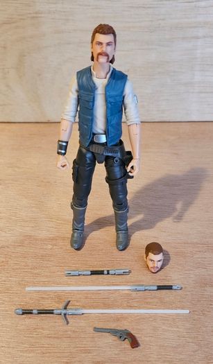 Star Wars Cal Kestis Deluxe Edition 6" Scale Black Series As New Out Of Pack