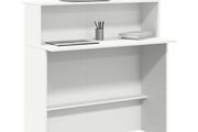 Reception Desk White 100x50x103.5 cm