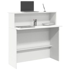Reception Desk White 100x50x103.5 cm
