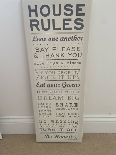 House rules print picture from next