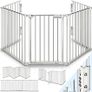 XL metal 540 cm  Fire Guard Safety Gate  stove protection grille foldable |Configuration grid incl. 9 elements Image 2