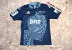 FREE POST Blues (M) Rugby Jersey adidas Shirt NZ Kiwi All Blacks Blue Small