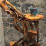 Teak Rootwood Plant Stand Image 4