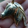 Vintage 1980s New View - Horses in a Heart Shape Brooch Pin and Vintage Weiss gilt horses head brooch 35 each Image 8