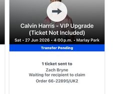 Calvin Harris Saturday Marlay Park