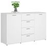 Sideboard White 120x35,5x75 cm Chipboard Image 4