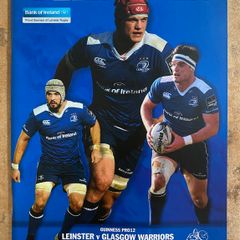 2017 Leinster v Glasgow Warriors - Guinness PRO12 Programme