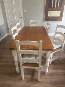 dining table and 6 chairs