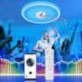 NEW SALE | RGB LED Ceiling Light - with Bluetooth Speaker and Remote Control, 24W Round Flush Bathroom Light, Dimmable 3000-6500K Ceiling Lamp Image 6
