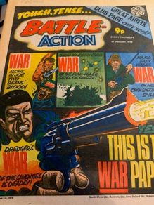 Battle Action Comics x 4  19th Mar 77 and 14th Jan 78, 28th Jan 78 and 16th Sept 78 - IPC Comics