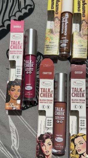 The balm new liquid bronzers, highlighters, blushers new