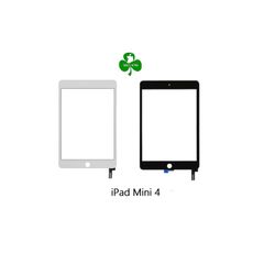 For iPad Mini 4 A1538 A1550 Touch Screen Digitizer Front Glass Replacement Black/  White