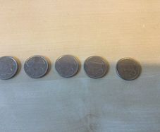 Irish 5p coins