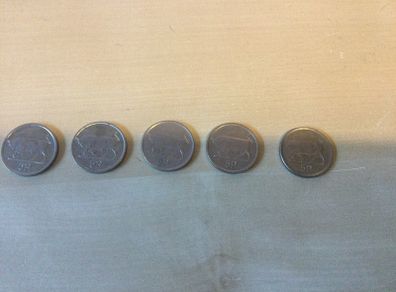 Irish 5p coins