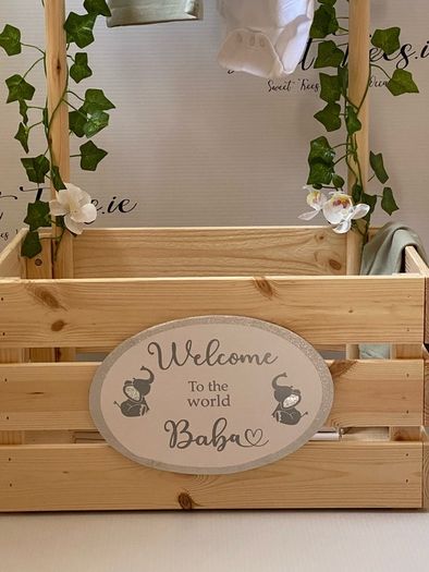 Personalised Baby Crate / Baby Gift
