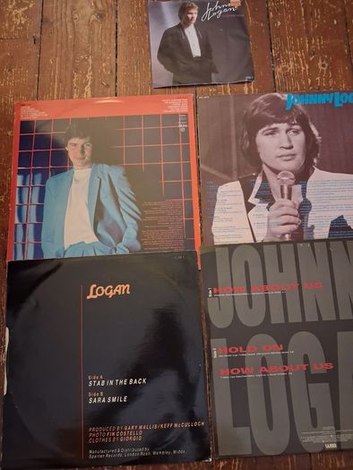 Johnny Logan vinyl job lot - 5 items - price for all