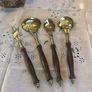 Vintage French Brass Country Utensil Set Image 4