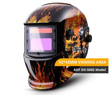 Skull Solar Auto Darkening Adjustable Range 4/9-13 MIG MMA Electric Welding Mask Helmet Welding Lens for Welding Machine