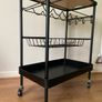 Compact Drinks Trolley / Bar Cart on Wheels Image 4