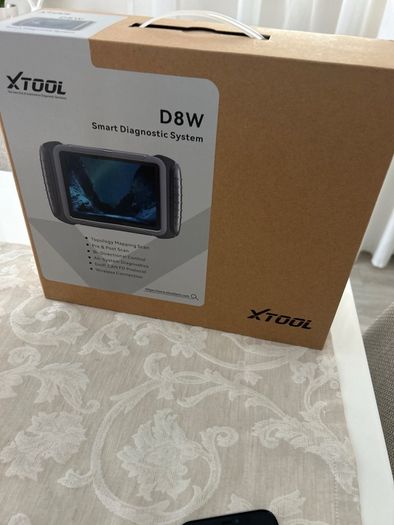 XTOOL D8W Car Diagnostics Tool Automotive Scanner ECU Coding Bi-directional 38 special Function CANFD DOIP FCA Topology