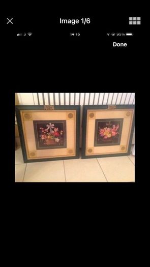3D Floral Print Set