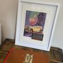 Antique French advertising print from 1930's Image 4