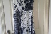 DKNY Black and White Dress