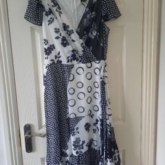 DKNY Black and White Dress