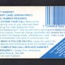 1993 Ireland 10 unit St Valentine's Day 1993 (Schlumberger SC4 & SC5) Call Card Used. Telecom Eireann card number 1042. Image 2