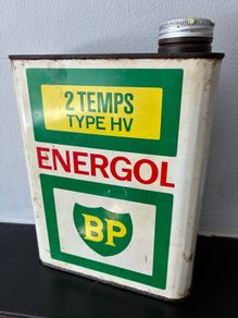 Vintage BP 2 Stroke Oil Tin